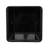 G.E.T - 64 oz Black Melamine Square Crock (6 Per Case) - ML-149-BK