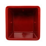 G.E.T - 64 oz Red Sensation Melamine Square Crock (6 Per Case) - ML-149-RSP