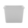 G.E.T - 64 oz White Melamine Square Crock (6 Per Case) - ML-149-W