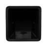 G.E.T - 96 oz Black Melamine Square Crock (6 Per Case) - ML-150-BK