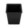 G.E.T - 96 oz Black Melamine Square Crock (6 Per Case) - ML-150-BK