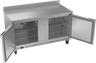 Beverage-Air - 60" Mobile Worktop Freezer w/ 2 Solid Swing Doors - WTF60AHC