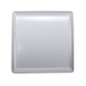 G.E.T - Midtown 11" White Square Coupe Entree Plate (12 Per Case) - CS-1101-W