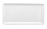 G.E.T - Midtown 11.5" x 6" White Rectangular Coupe Platter (12 Per Case) - CS-1156-W