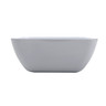 G.E.T - Midtown 12 oz White Square Soup Bowl (12 Per Case) - CS-120-W