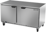 Beverage-Air - 60" Mobile Worktop Freezer w/ 2 Solid Swing Doors - WTF60AHC-FLT
