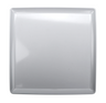 G.E.T - Midtown 12" x 12" White Square Coupe Plate (12 Per Case) - CS-1212-W