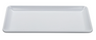 G.E.T - Midtown 15" x 7.5" White Rectangular Coupe Platter (12 Per Case) - CS-1575-W