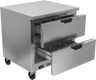 Beverage-Air - 32" Mobile Worktop Freezer w/ 2 Drawers - WTFD32AHC-2-FLT