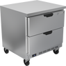 Beverage-Air - 32" Mobile Worktop Freezer w/ 2 Drawers - WTFD32AHC-2-FLT