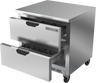 Beverage-Air - 32" Mobile Worktop Freezer w/ 2 Drawers - WTFD32AHC-2-FLT