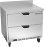 Beverage-Air - 36" Mobile Worktop Freezer w/ 2 Drawers - WTFD36AHC-2