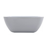 G.E.T - Midtown 32 oz White Square Entree Salad Bowl (12 Per Case) - CS-320-W