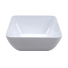 G.E.T - Midtown 32 oz White Square Entree Salad Bowl (12 Per Case) - CS-320-W