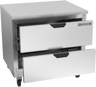 Beverage-Air - 36" Mobile Worktop Freezer w/ 2 Drawers - WTFD36AHC-2-FLT