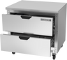 Beverage-Air - 36" Mobile Worktop Freezer w/ 2 Drawers - WTFD36AHC-2-FLT