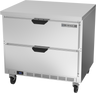 Beverage-Air - 36" Mobile Worktop Freezer w/ 2 Drawers - WTFD36AHC-2-FLT