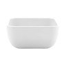 G.E.T - Midtown 16 oz White Square Bowl (12 Per Case) - CS-4722-W