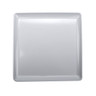 G.E.T - Midtown 9.5" x 9.5" White Square Coupe Plate (24 Per Case) - CS-950-W
