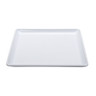G.E.T - Midtown 9.5" x 9.5" White Square Coupe Plate (24 Per Case) - CS-950-W
