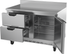 Beverage-Air - 48" Mobile Worktop Freezer w/ 2 Drawers, 1 Door & Foamed-In Backsplash - WTFD48AHC-2-FIP