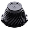 G.E.T - Dessert Time 5 oz Black SAN Plastic Dessert Dish (48 Per Case) - DD-50-BK