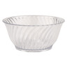 G.E.T - Dessert Time 10 oz Clear SAN Plastic Dessert Dish (48 Per Case) - DD-80-CL