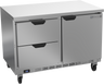 Beverage-Air - 48" Mobile Worktop Freezer w/ 2 Drawers, 1 Door - WTFD48AHC-2-FLT