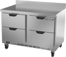 Beverage-Air - 48" Mobile Worktop Freezer w/ 4 Drawers - WTFD48AHC-4