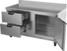 Beverage-Air - 60" Mobile Worktop Freezer w/ 2 Drawer, 1 Door & Foamed-In Backsplash - WTFD60AHC-2-FIP