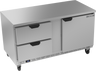 Beverage-Air - 60" Mobile Worktop Freezer w/ 2 Drawer & 1 Door - WTFD60AHC-2-FLT