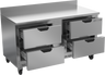 Beverage-Air - 60" Mobile Worktop Freezer w/ 4 Drawers - WTFD60AHC-4