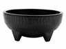 G.E.T - Viva Mexico 10 oz Black Molcajete Bowl (12 Per Case) - MOJ-802-BK