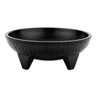 G.E.T - Viva Mexico 26 oz Black Molcajete Bowl (12 Per Case) - MOJ-803-BK