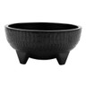 G.E.T - Viva Mexico 64 oz Black Molcajete Bowl (12 Per Case) - MOJ-804-BK
