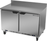 Beverage-Air - 48" Mobile Worktop Refrigerator/Freezer w/ 2 Solid Swing Doors - WTFR48AHC