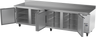 Beverage-Air - 119" Mobile Worktop Refrigerator w/ 4 Solid Swing Doors - WTR119AHC