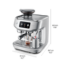 Breville - The Oracle Duo Boiler Brushed Stainless Steel Espresso Machine - BES995BSS