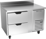 Beverage-Air - 46" Mobile Worktop Refrigerator w/ 2 Drawers - WTRD46AHC-2