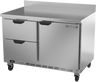 Beverage-Air - 48" Mobile Worktop Refrigerator w/ 2 Drawers & 1 Door - WTRD48AHC-2