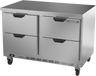 Beverage-Air - 48" Mobile Worktop Refrigerator w/ 4 Drawers - WTRD48AHC-4-FLT