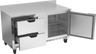 Beverage-Air - 60" Mobile Worktop Refrigerator w/ 2 Drawers, 1 Door & Foamed-In Backsplash - WTRD60AHC-2-FIP