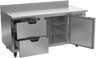 Beverage-Air - 67" Mobile Worktop Refrigerator w/ 2 Drawers & 1 Door - WTRD67AHC-2
