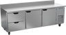 Beverage-Air - 93" Mobile Worktop Refrigerator w/ 2 Drawers & 2 Doors - WTRD93AHC-2