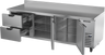 Beverage-Air - 93" Mobile Worktop Refrigerator w/ 2 Drawers & 2 Doors - WTRD93AHC-2