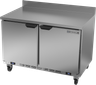Beverage-Air - 48" Mobile Worktop Refrigerator/Freezer w/ 2 Solid Swing Doors - WTRF48AHC