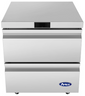 Atosa - 27" Undercounter Refrigerator w/ 2 Drawers - AUR27D2