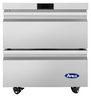 Atosa - 27" Undercounter Refrigerator w/ 2 Drawers - AUR27D2