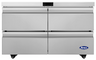 Atosa - 48" Undercounter Refrigerator w/ 4 Drawers - AUR48D4