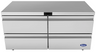 Atosa - 60" Undercounter Refrigerator w/ 4 Drawers - AUR60D4